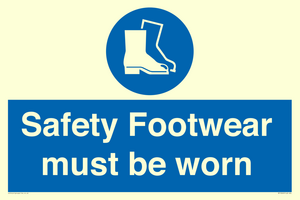 Safety Footwear must be worn